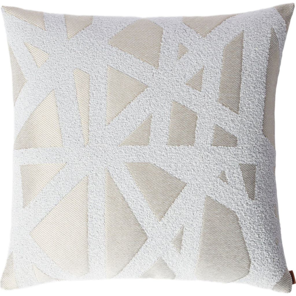 Missoni Home Bouclé Nastri Outdoor Cushion 50x50 Cm in White  product