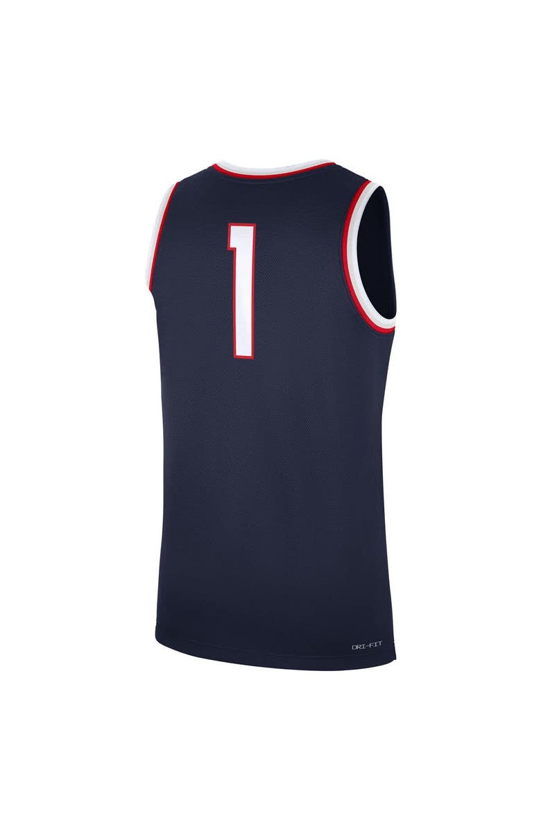Nike Men's Nike #1 Navy Arizona Wildcats Road Replica Jersey, Alternate, color, Navy