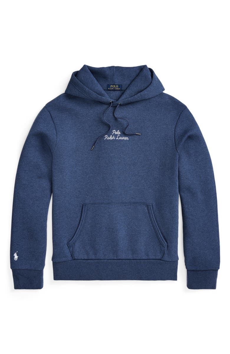 Polo Ralph Lauren Logo Double Knit Hoodie, Alternate, color,