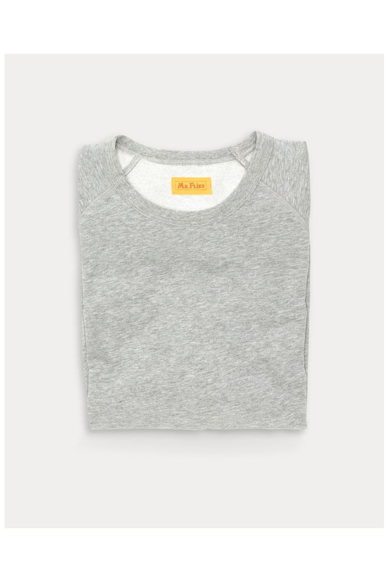 Jacobs Raglan Cut Crewneck Sweatshirt, Alternate, color, Melange Grey