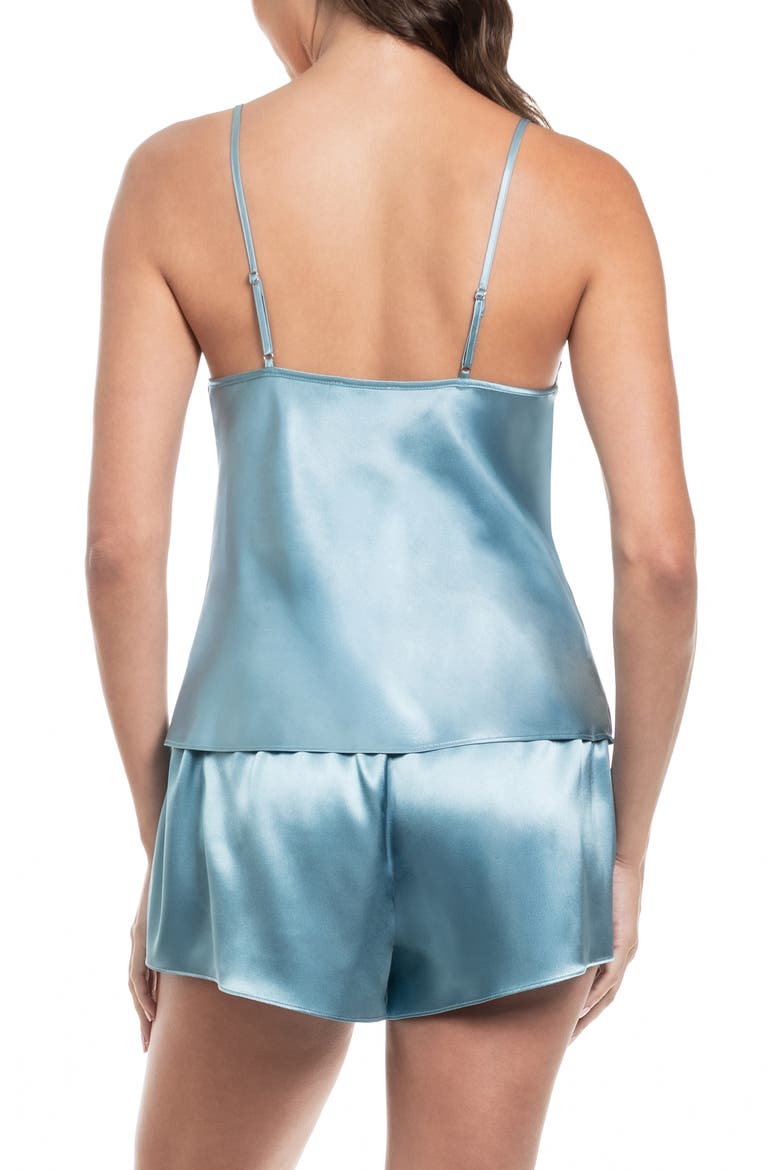 Loretta Satin Pajamas, Alternate, color, CARRIBEAN