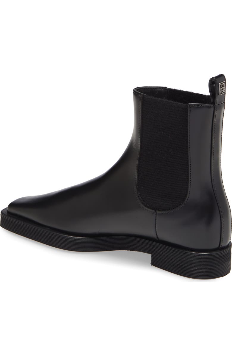 TOTEME Square Toe Chelsea Boot, Alternate, color,