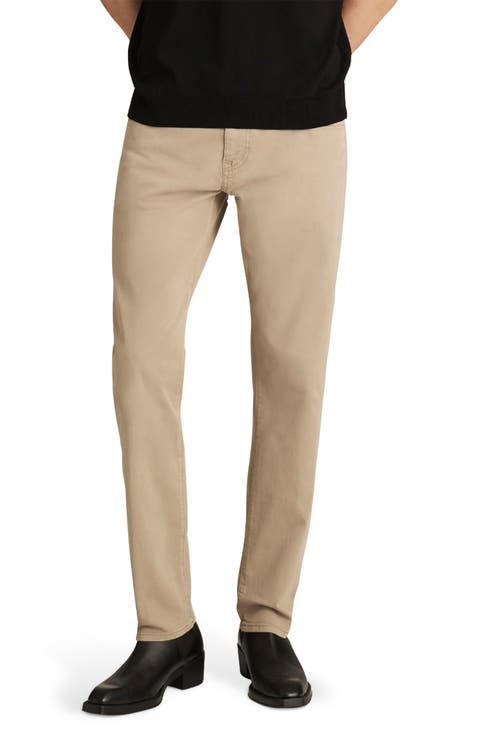 Jake Slim Fit Twill Khaki Pants