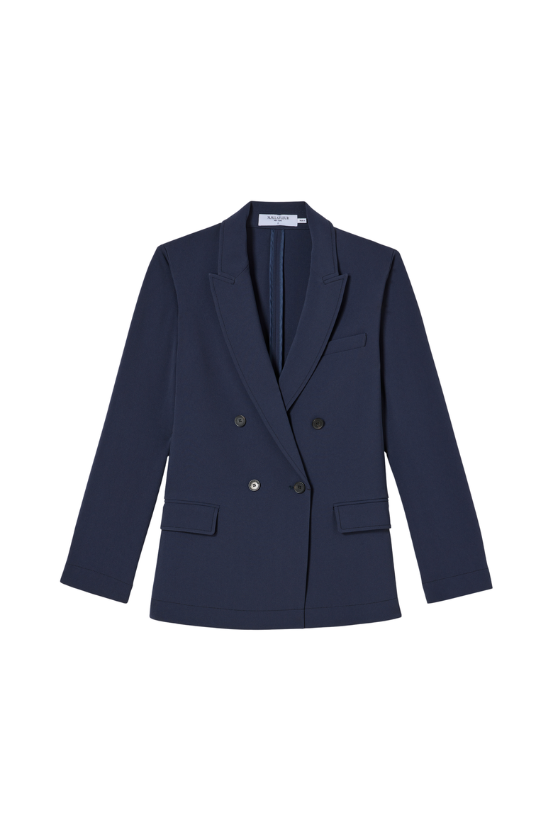 O'Hara Boyfriend Blazer, Alternate, color, Oxford w/ Topstitch