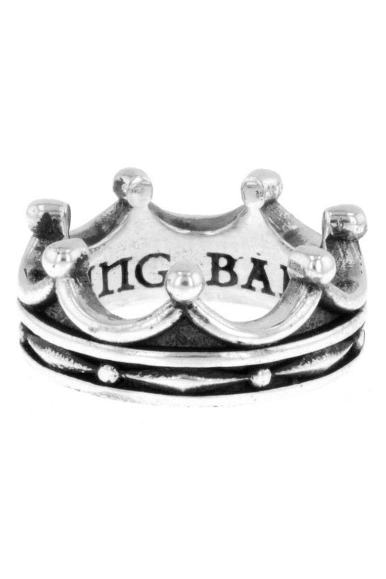Toggle Crown Ring, Alternate, color, Silver