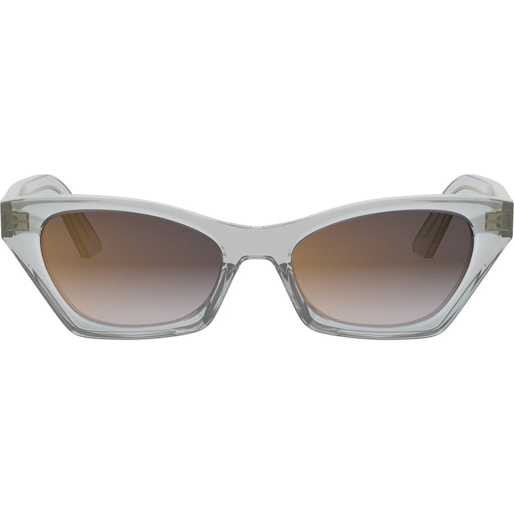 Dior 'midnight B1i Butterfly Sunglasses In Gray