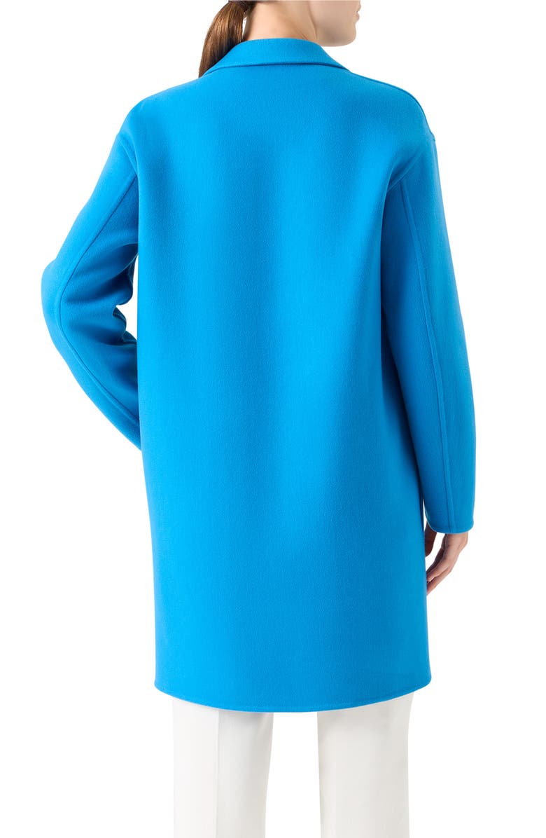 Akris Mae Cashmere Double Face Coat, Alternate, color, Twilight