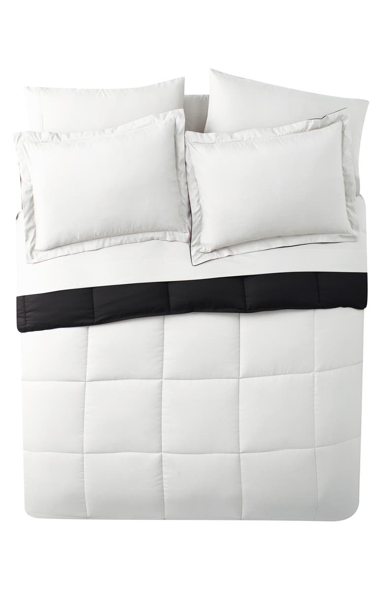 VCNY HOME Lincoln Down Alternative Reversible Bed-in-a-Bag Comforter Set, Alternate, color, 