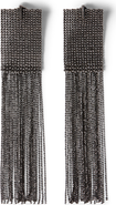 Brunello Cucinelli Silver frayed earrings
