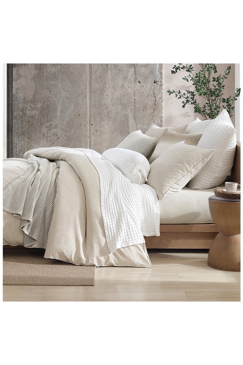 Washed Linen & Cotton Duvet Cover & Sham Set, Alternate, color, LINEN