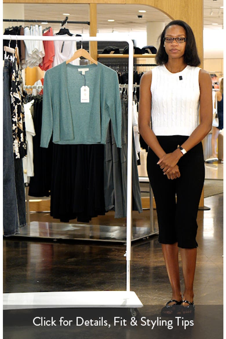 Vanessa Open Front Organic Cotton Crop Cardigan video