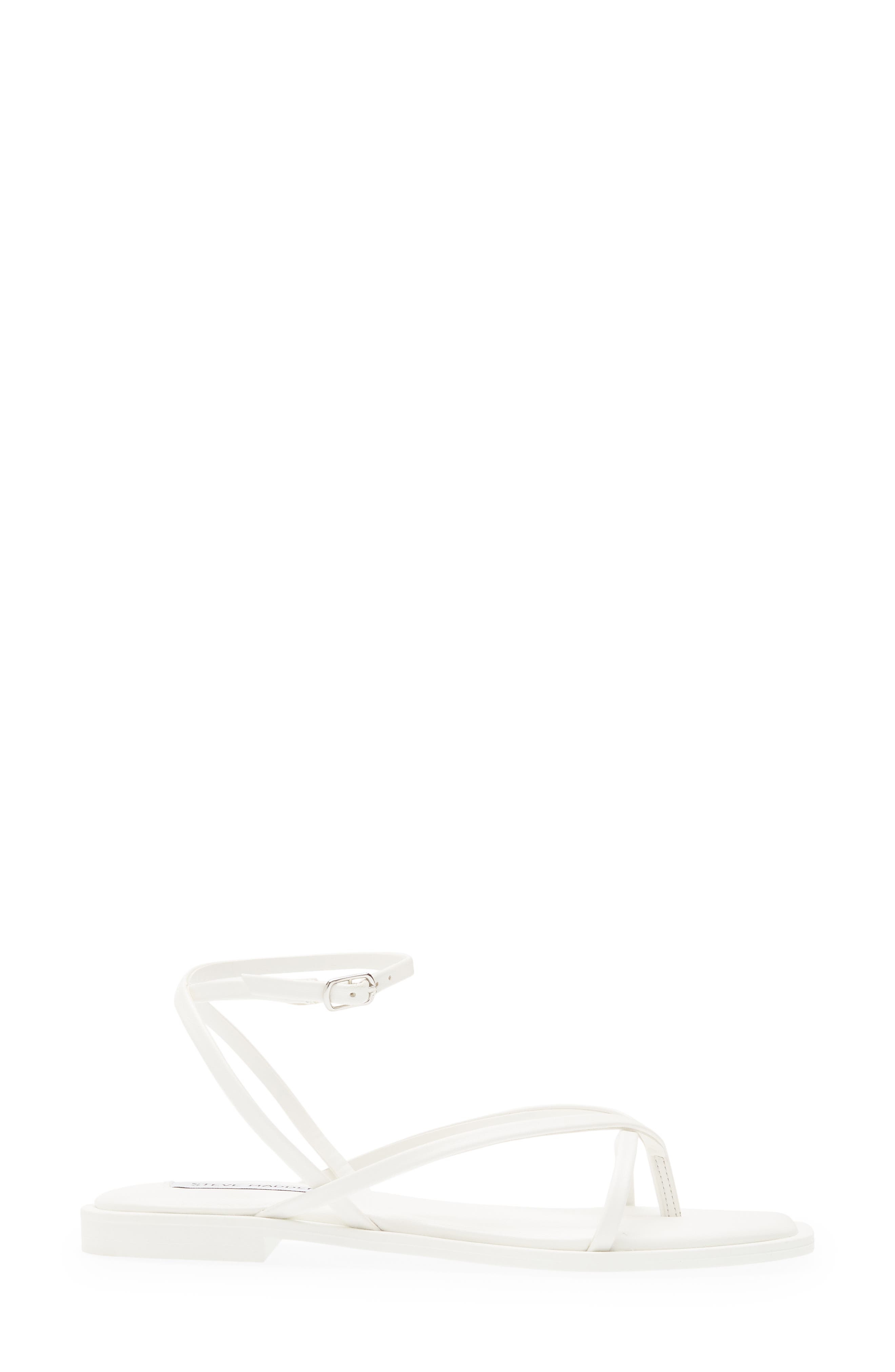 Agree Sandal, Alternate, color, WHITE