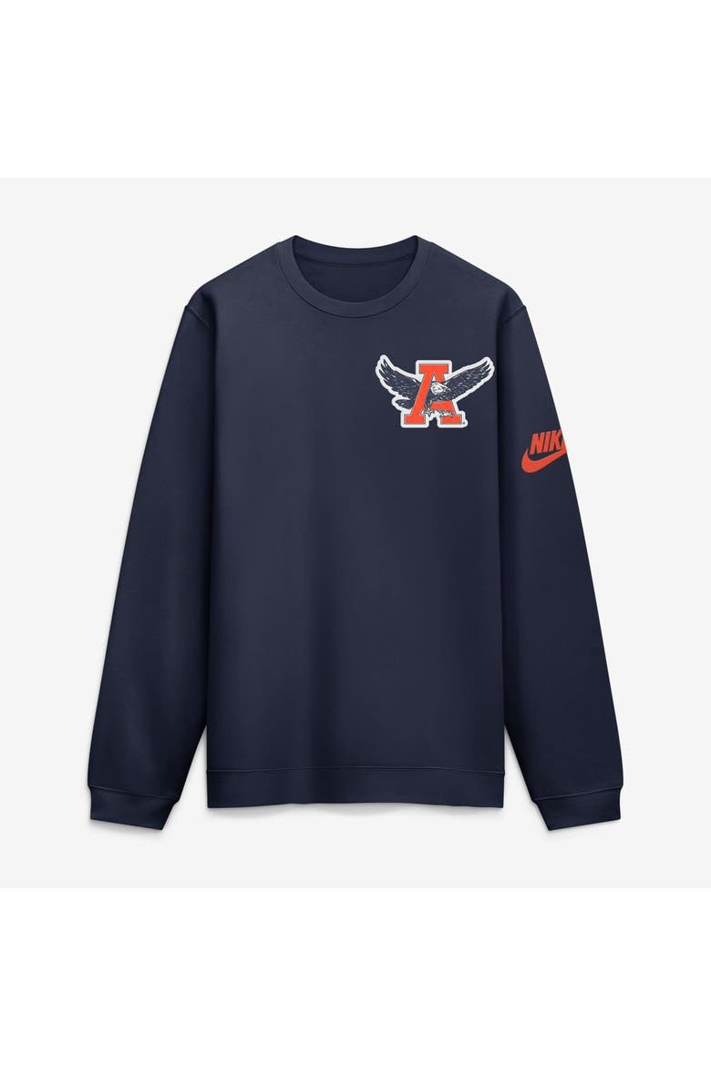 Men's Nike Navy Auburn Tigers Legacy Sweatshirt, Main, color, Navy