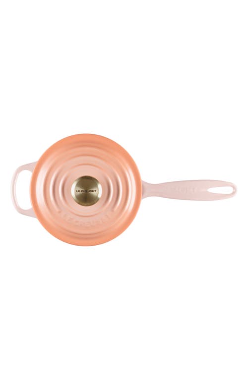 Le Creuset Signature 1.75-quart Enameled Cast Iron Saucepan In Peche