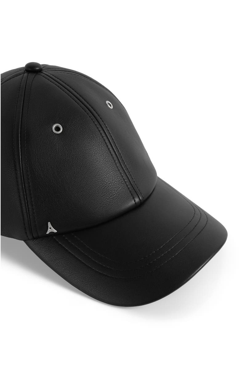 Manière De Voir Lou Leather Cap, Alternate, color,