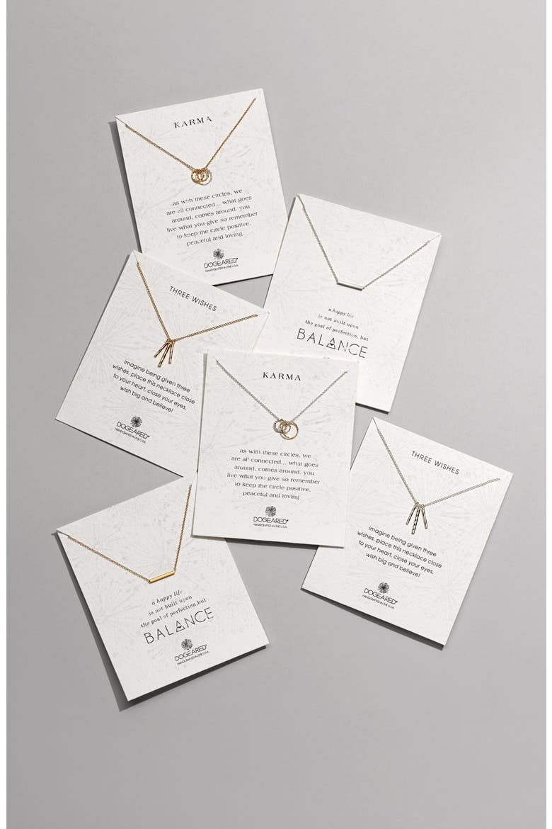 'Balance' Bar Pendant Necklace (Nordstrom Exclusive), Alternate, color, SILVER