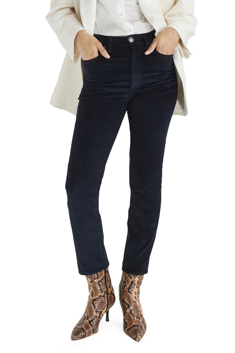 Wren Slim Fit Corduroy Pants, Main, color, SALUTE