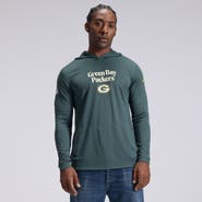 Nike Men's Nike Green Green Bay Packers 2026 Rivalries Collection Sideline Lightweight Hooded Long Sleeve Top
