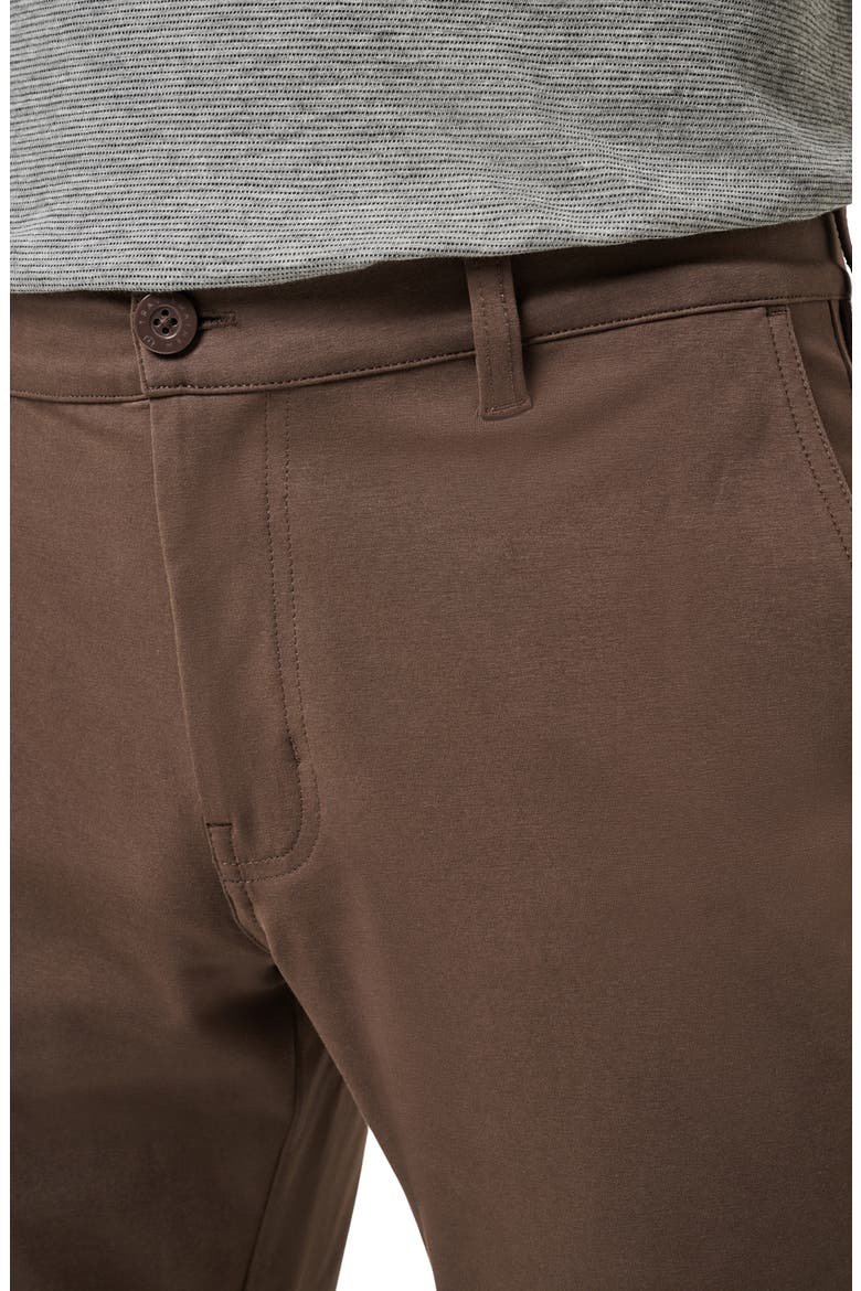 Legacy Stretchknit Flat Front Chinos, Alternate, color, CHOCOLATE BROWN