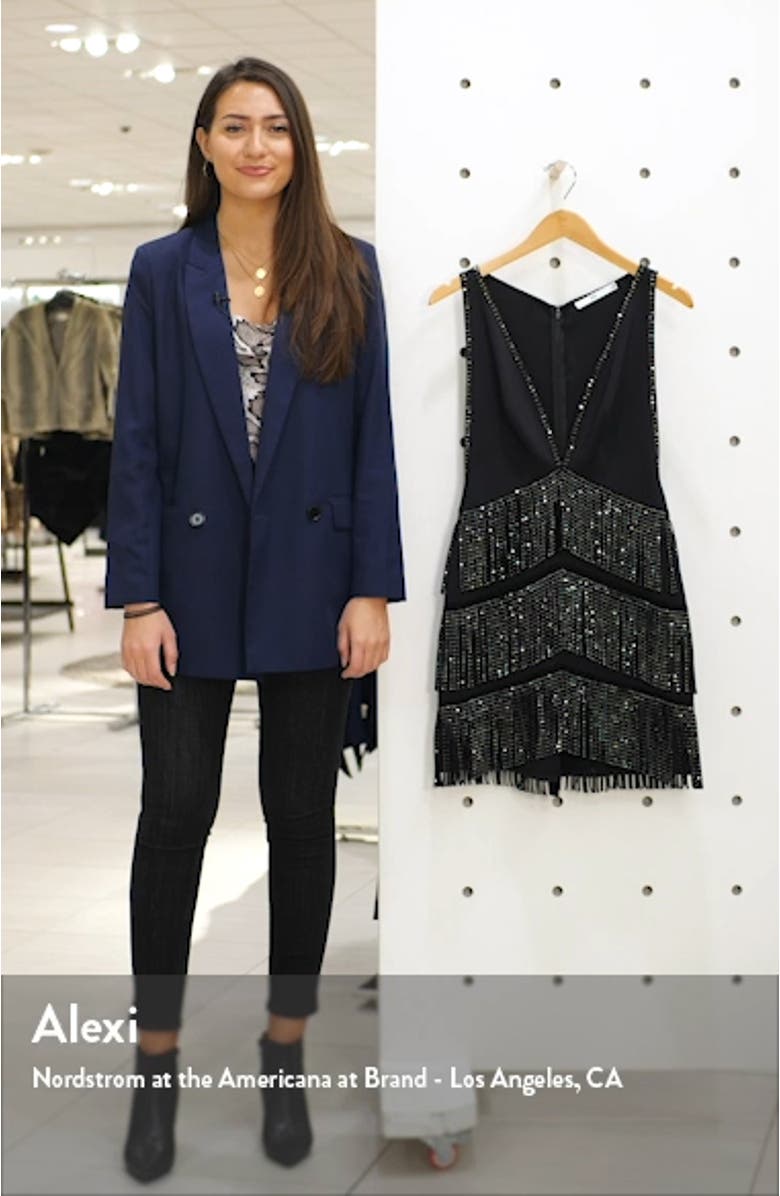 Fringe Fit & Flare Dress, sales video thumbnail