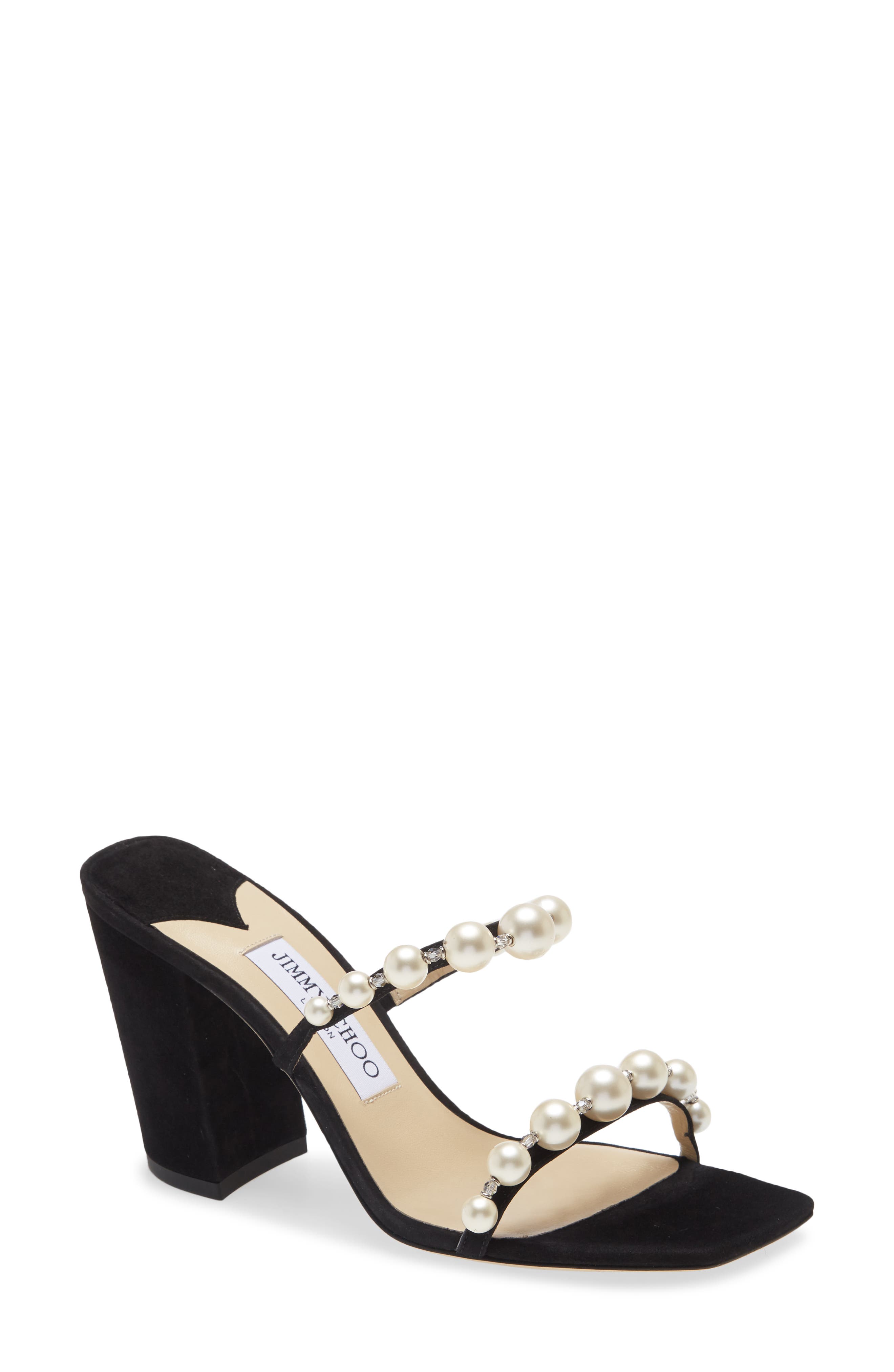 Jimmy Choo Amara Embellished Slide Sandal, Main, color, 