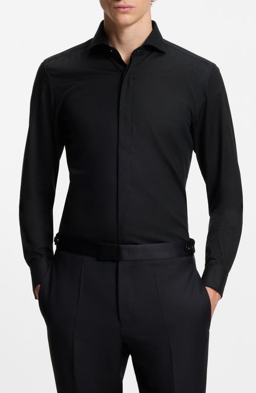 hugo boss tuxedo dress shirt Boss cotton tuxedo Shirt