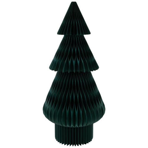 Northlight Tall Accordion Honeycomb Foldable Paper Christmas Tree In Green