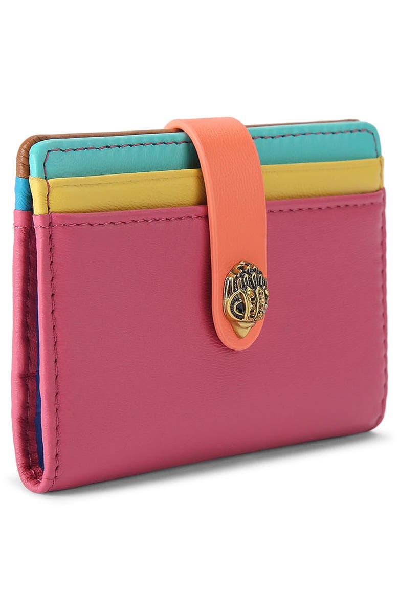 Kurt Geiger London Kensington Colorblock Leather Multicard Holder, Alternate, color, 
