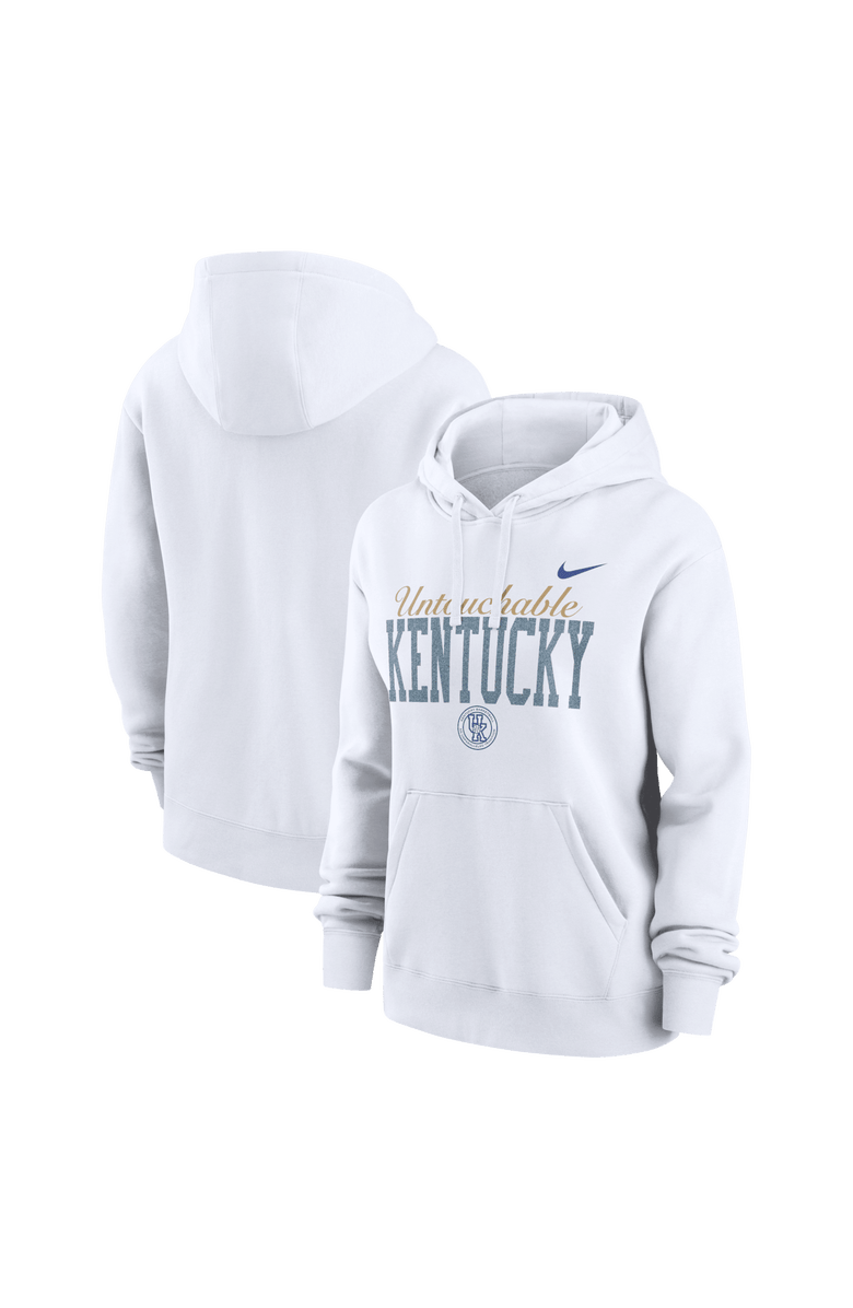 Nike Women's Nike White Kentucky Wildcats Club Fleece Hoodie, Main, color, White