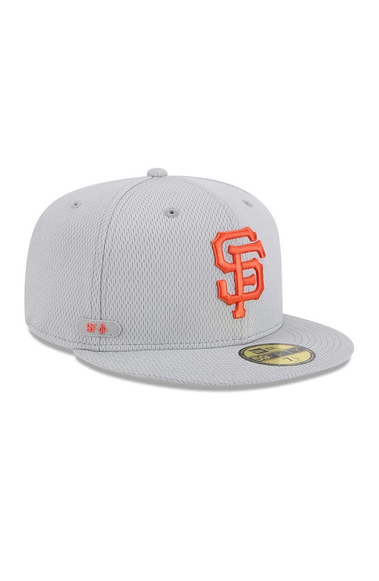New Era Men's New Era Gray San Francisco Giants 2025 MLB Clubhouse 59FIFTY Fitted Hat, Alternate, color, Gray