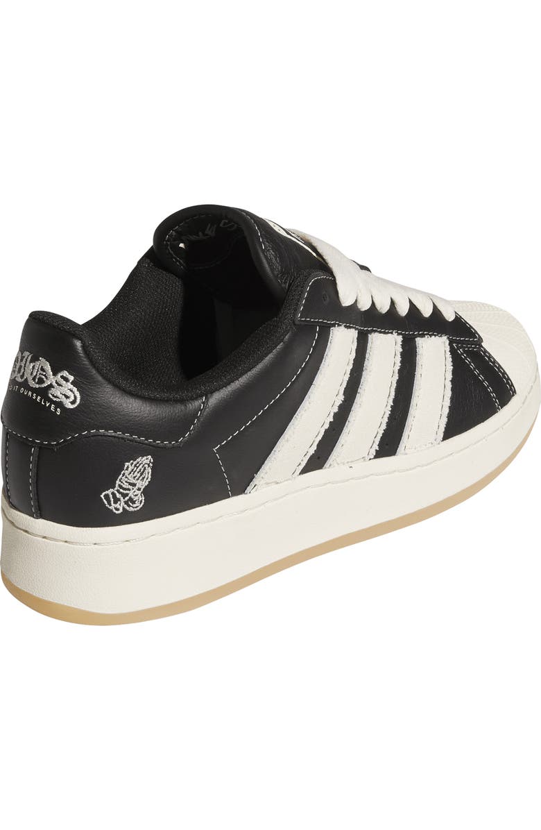 adidas Dios Superstar Sneaker, Alternate, color, Core Black