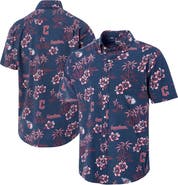 Reyn Spooner Men's Reyn Spooner Navy Cleveland Guardians Kekai Button-Down Shirt