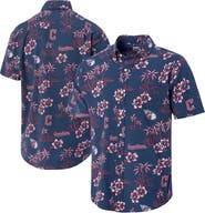 Reyn Spooner Men's Reyn Spooner Navy Cleveland Guardians Kekai Button-Down Shirt
