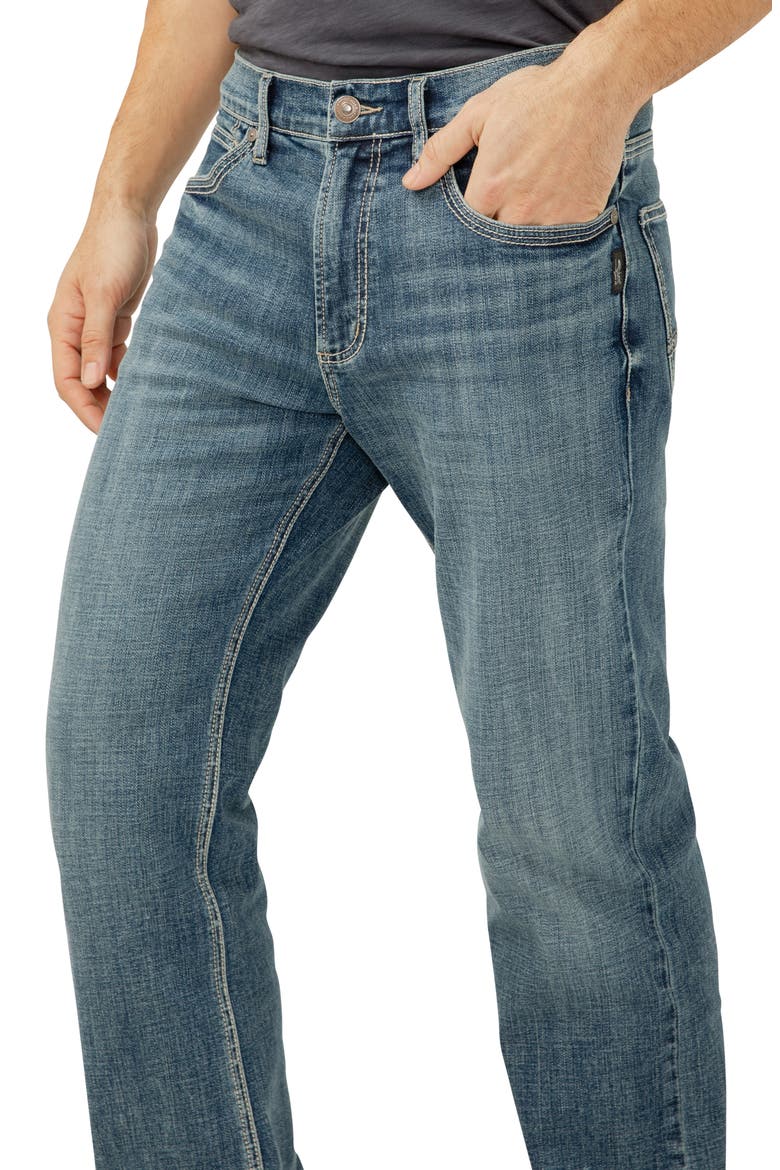 Zac Relaxed Fit Straight Leg Jeans, Alternate, color, SEQUOIA