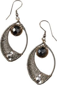 Ten Thousand Villages Ojo Wire Wrapped Earrings