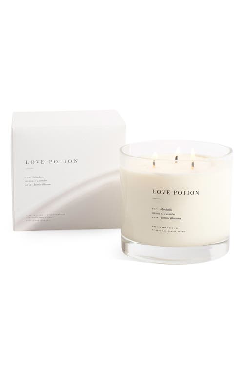 Brooklyn Candle Studio Love Potion Xl 3-wick Candle In Pink