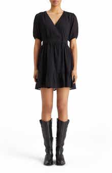 Scotch & Soda Wrap Front Minidress