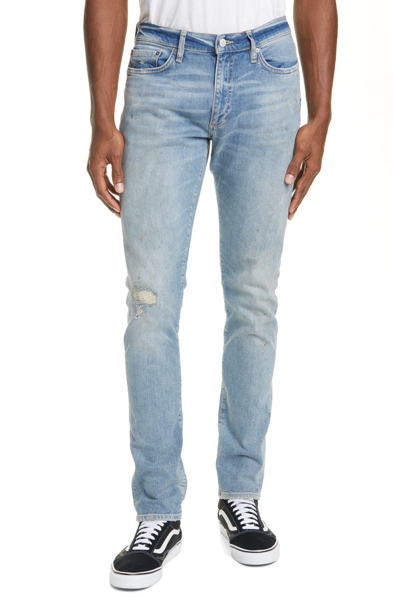 Ovadia Ripped Skinny Fit Jeans, Main, color, 