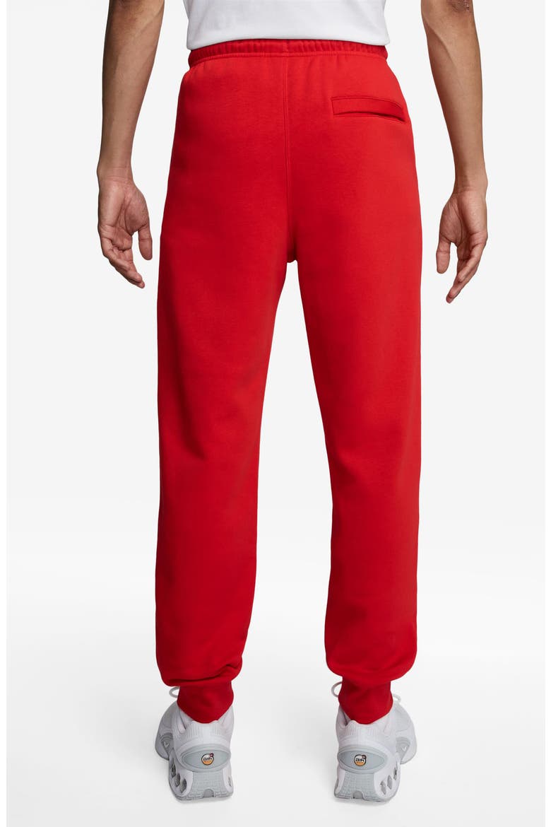 Club Fleece Joggers, Alternate, color, UNIVERSITY RED/ WHITE