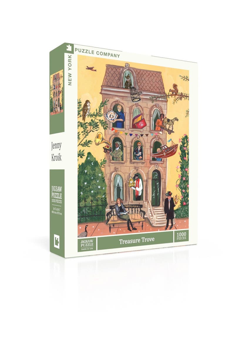 NEW YORK PUZZLE COMPANY Treasure Trove 1000 Piece Puzzle, Alternate, color, NO COLOR