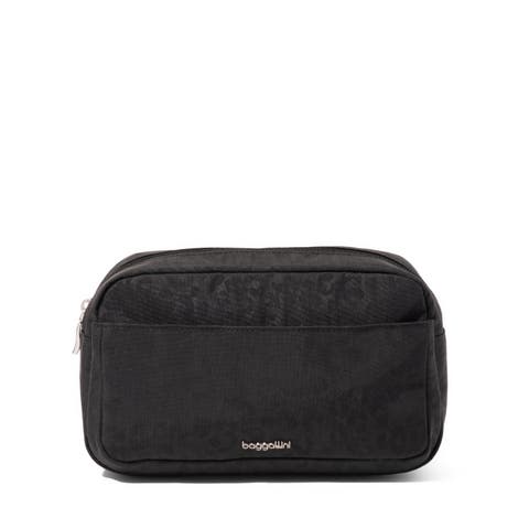 Pocket Cosmetic Bag with Brush Organization