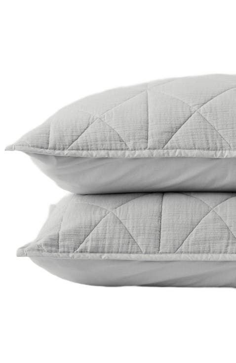 Organic Diamond Sham 2-Pack