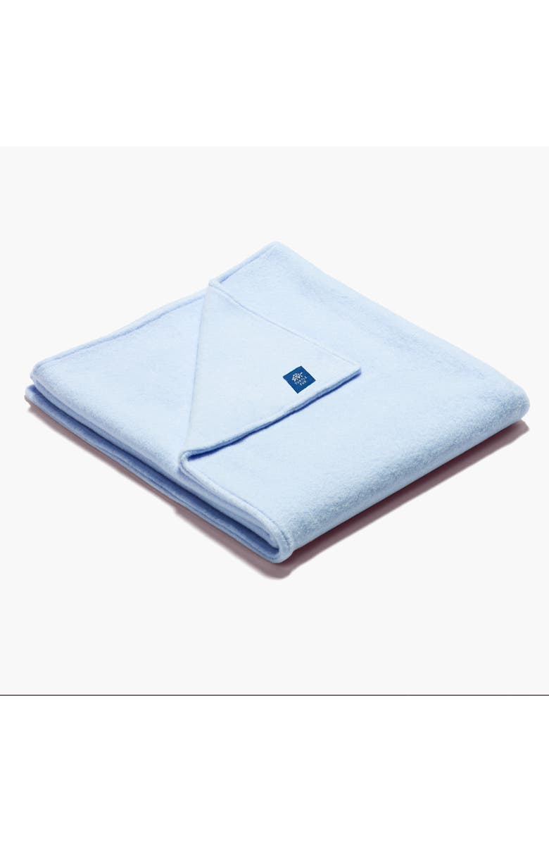Turtle Fur Fleece Baby Security Blanket, Alternate, color, Light Blue