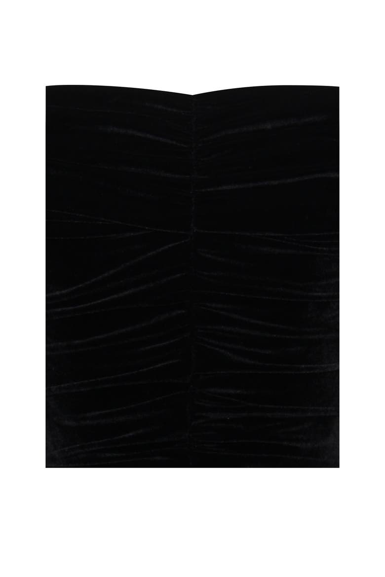 Ashton Off Shoulder Velvet Long Sleeve Bodycon Dress, Alternate, color, Black