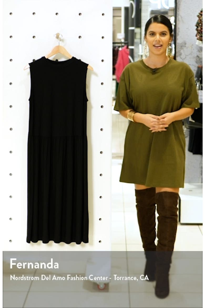 Drop Waist Sleeveless Dress video