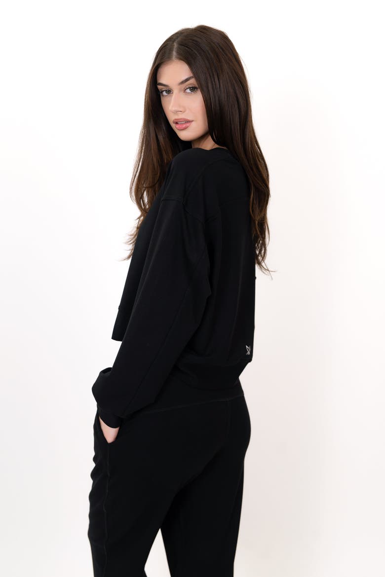 The Solace Crew Neck Pullover, Alternate, color, black