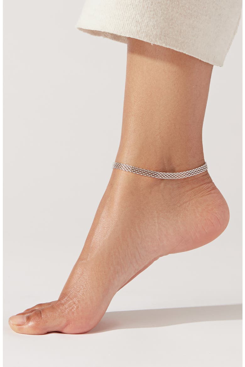 Blythe Anklet, Alternate, color, PLATINUM