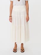 Masai Copenhagen Masable Smocked Waist Tiered Midi Skirt