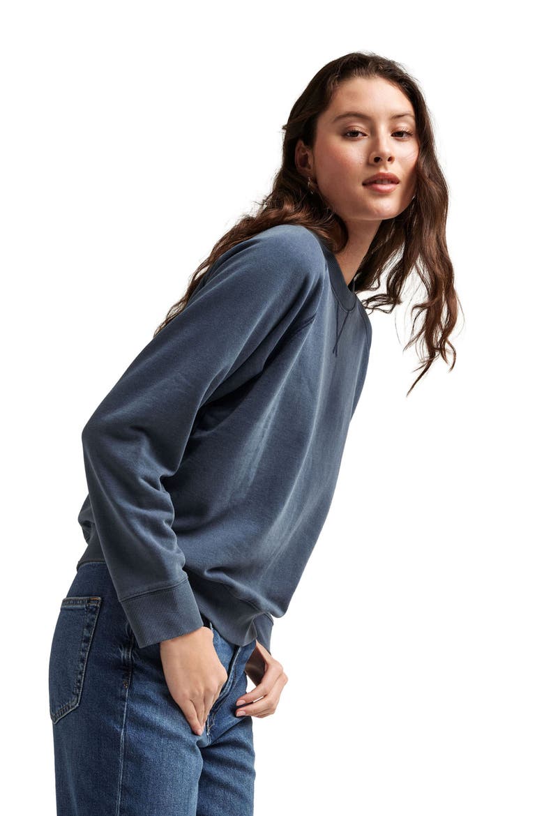 The Recycled Fleece Classic Sweatshirt, Alternate, color, Mineral Moonlit Ocean