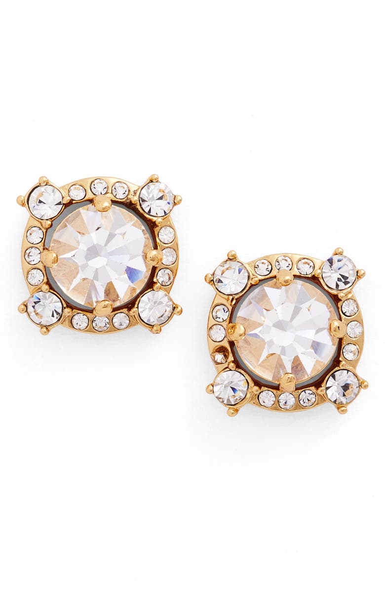 ZDNU KATE SPADE kate spade new york crystal stud earrings, Main, color,